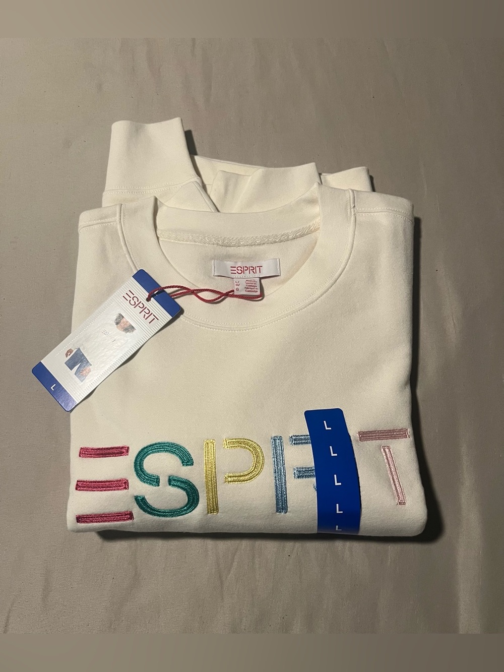 Esprit logo crewneck sweatshirt